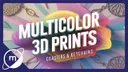 Flat Multi-Color 3D Prints