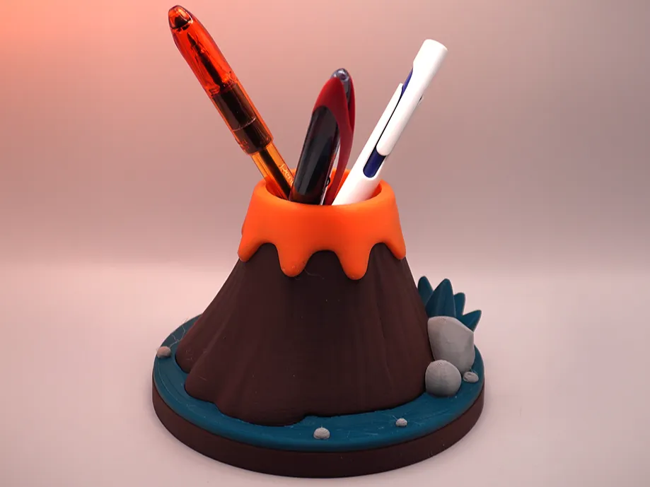 Volcano pen island